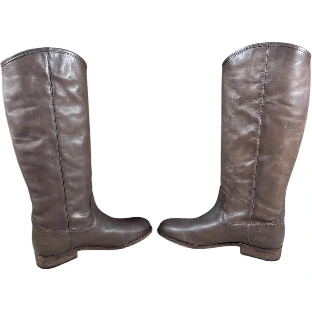 Frye Melissa Button 2 Boots Brown Women’s Size 8 Riding Tall Boots - Picture 9 of 12